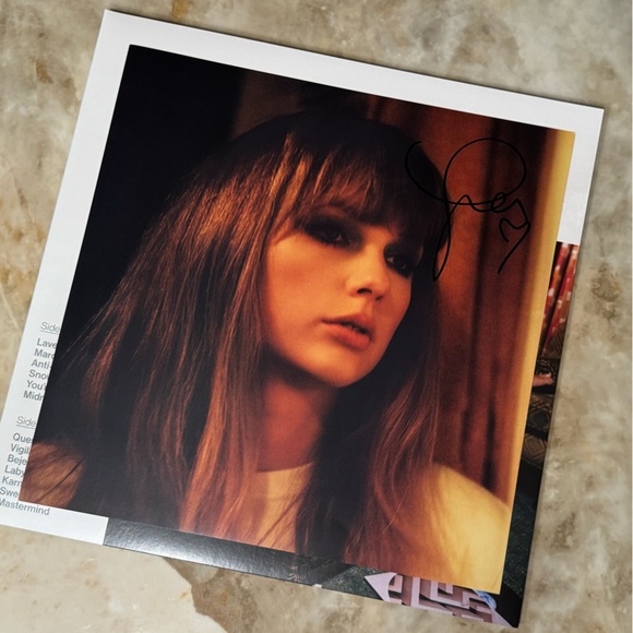 Taylor Swift: ***SIGNED*** Midnights: Jade green edition VINYL- BNWOT B - Picture 5 of 9
